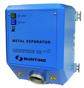 Quicktron蓝色重力饲料金属探测器 - 塑料回收 - 金属分离 - 金属检测 -  Bunting-Newton